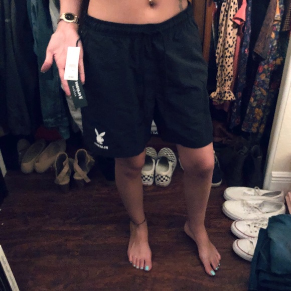 nylon playboy shorts
